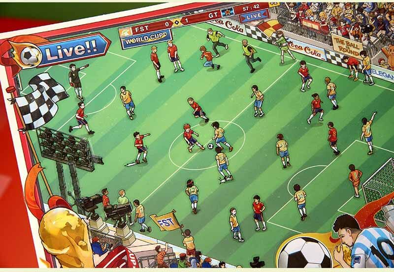 World Cup Stadium & Wimbledon Court: Two Sports Scene Sticker Kits for the Ultimate Fan Journal