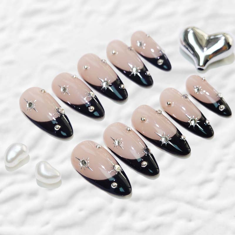 french tip press on nails