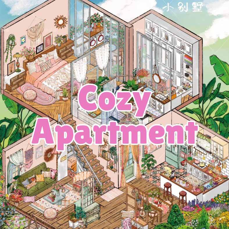 APARTMENT & ROOM SCENE STICKERS