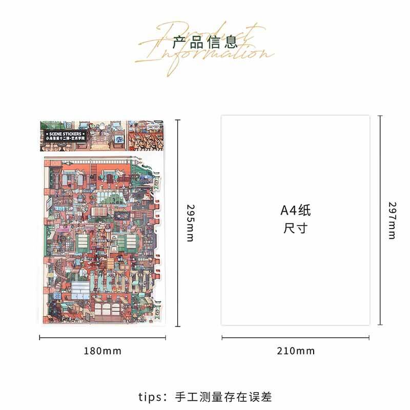 Creative Campus DIY 3D Sticker 2 Cute Miniature Scenes(L)