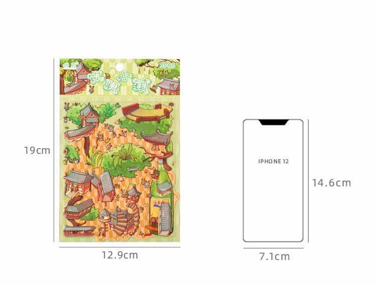 Urban Escape DIY 3D Scene Stickers 4 Lovely Miniature Scenes(S)