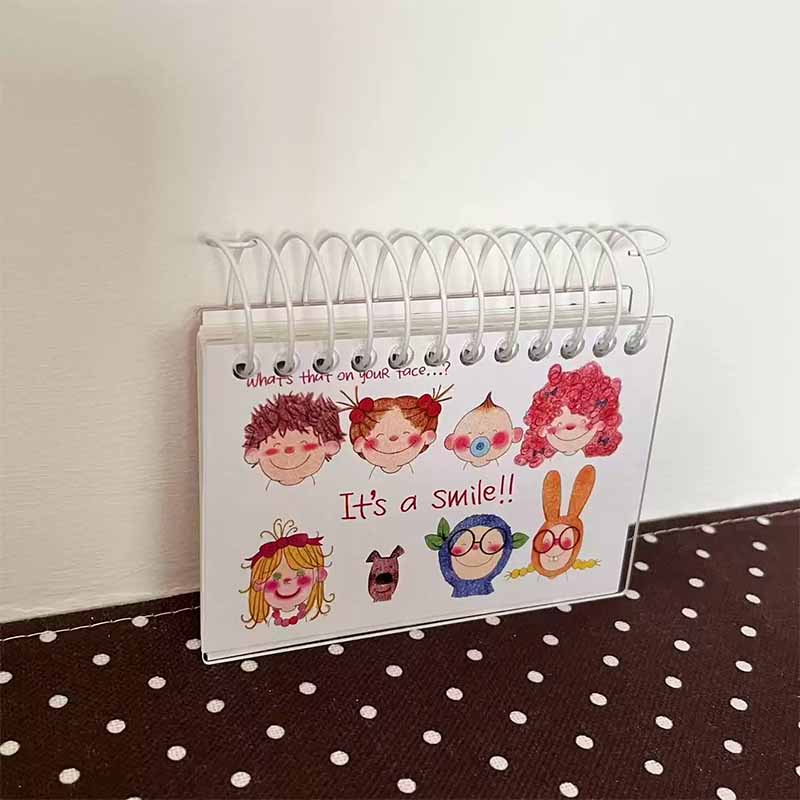 Double Sided Sticker Release Book Acrylic coil