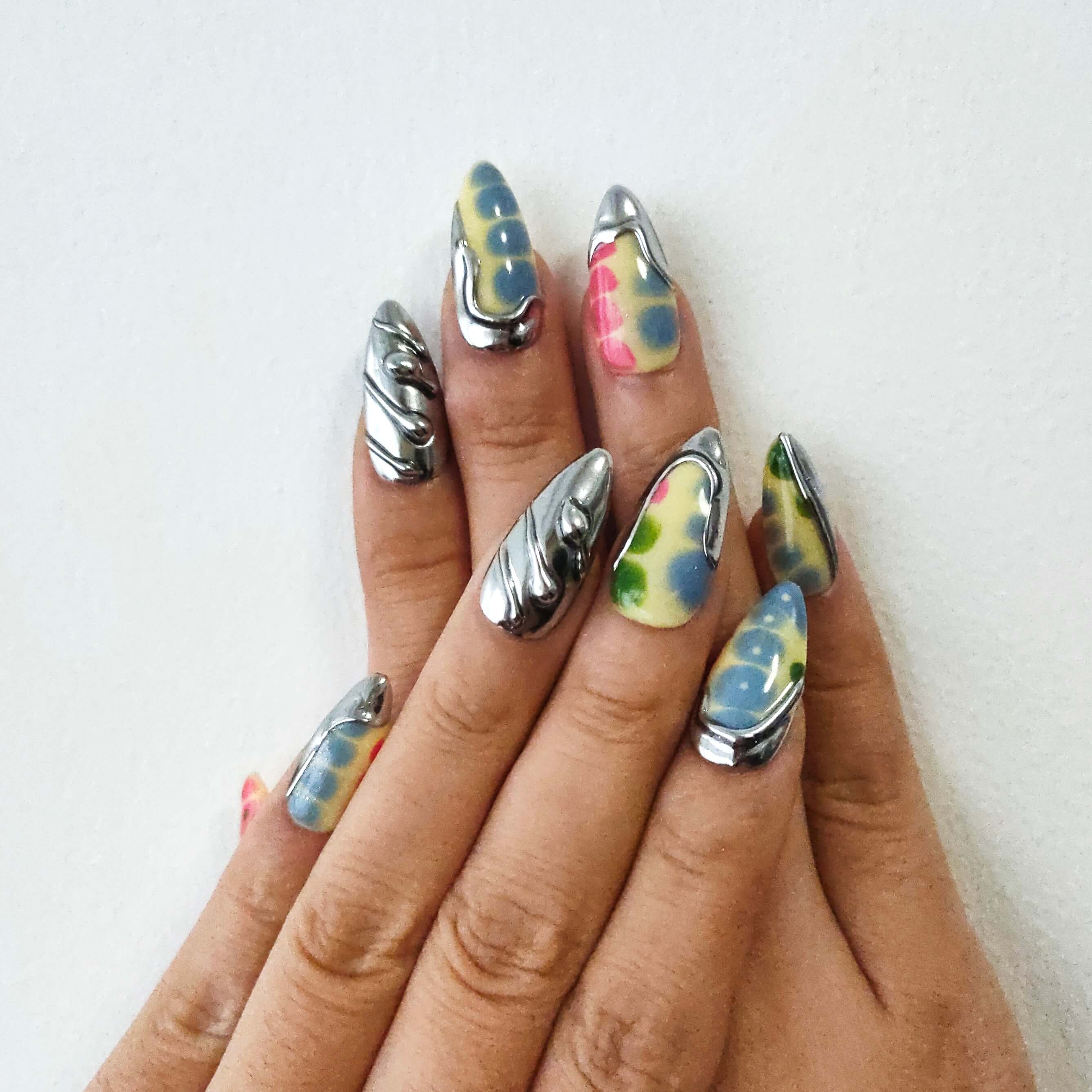 Beauty Art Garden Press On Crocodile Couture 179