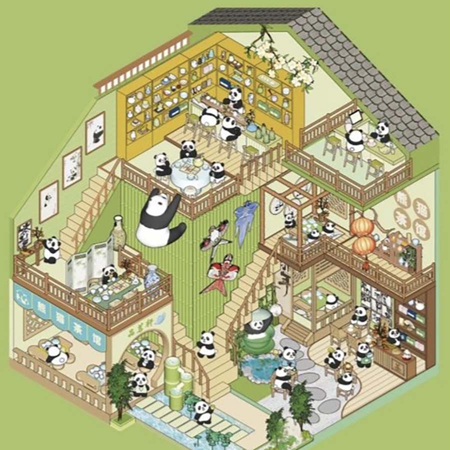 Leisure & Play DIY 3D Scene Stickers 4 Cute Miniature Scenes(L)