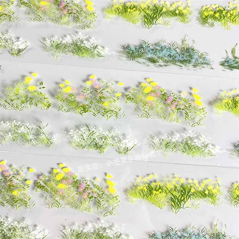 Blossom Meadow PET Journaling Scene Tape