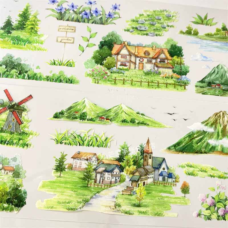 Spring Meadow PET Scene Tape