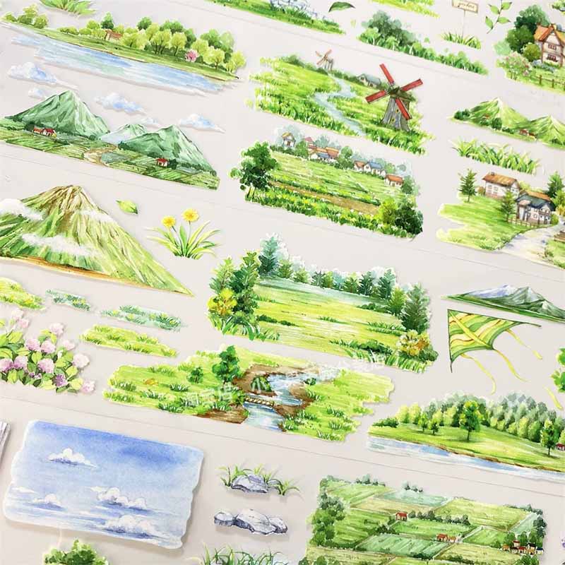 Spring Meadow PET Scene Tape