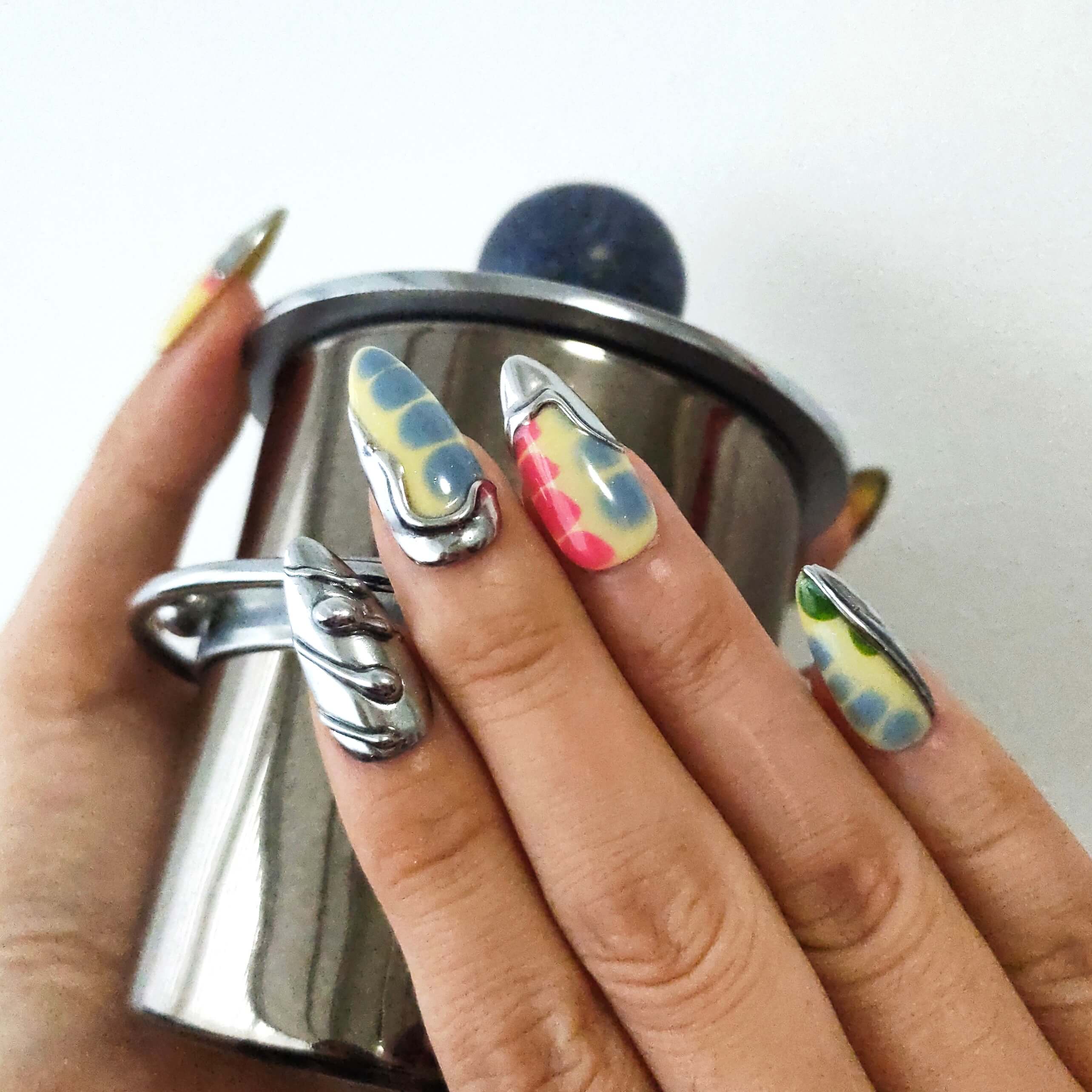 Beauty Art Garden Press On Crocodile Couture 179