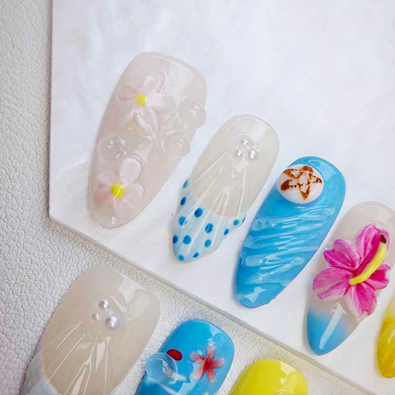 Beauty Art Garden Press On Nails Siren’s Garden 203