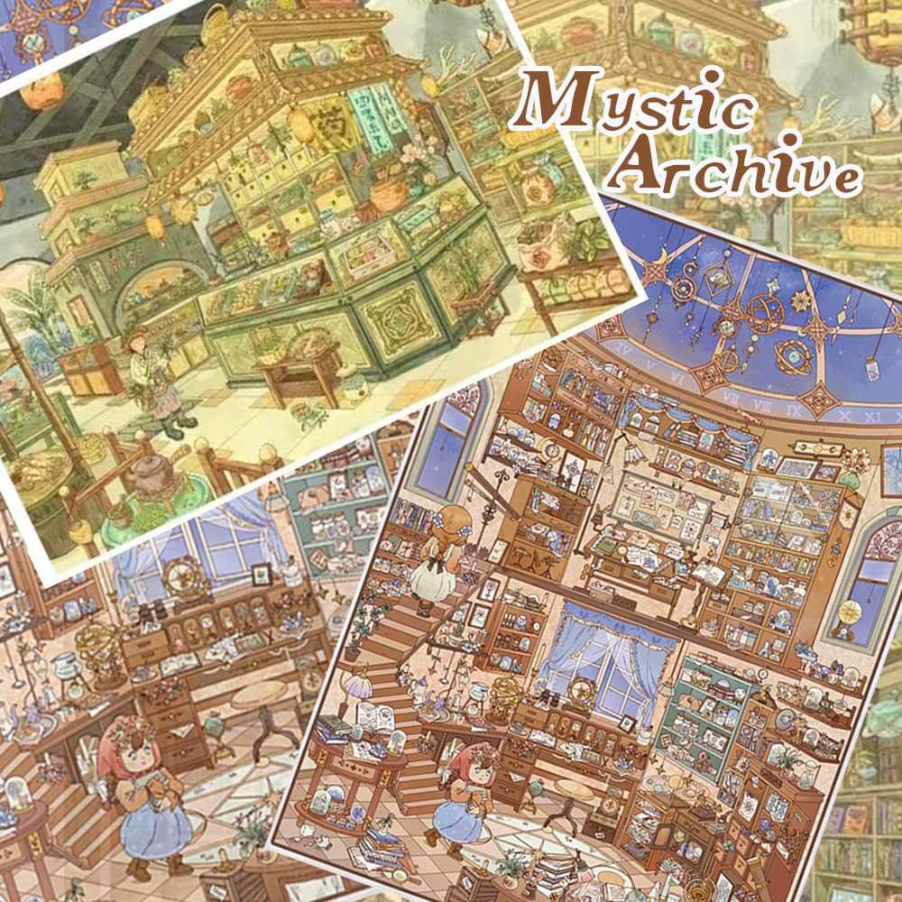 Mystic Archive DIY 3D Scene Stickers 2 Cute Scenes(L)