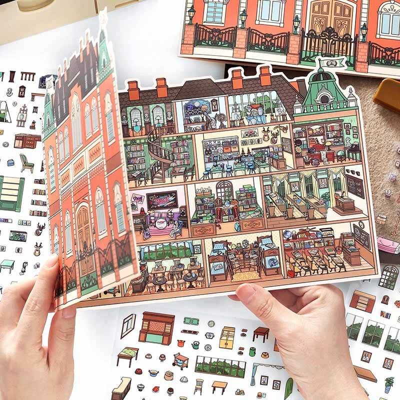 Creative Campus DIY 3D Sticker 2 Cute Miniature Scenes(L)