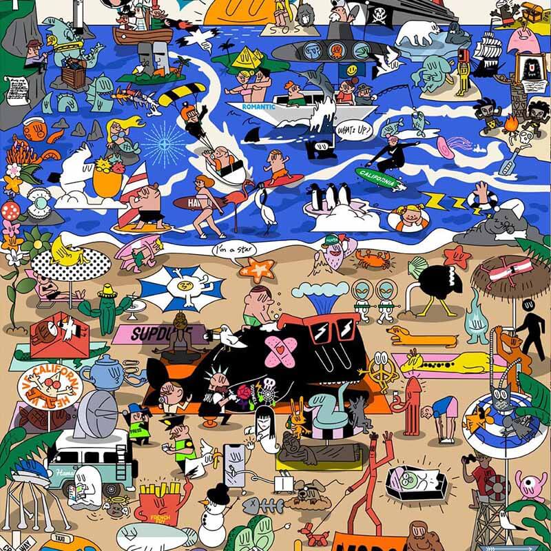 Unexpected Scene DIY 3D Scene Stickers 2 Cute Scenes(M+)