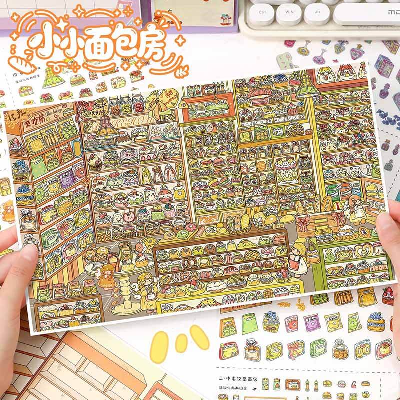 Enchanted Corners DIY 3D Scene Stickers With Guide Lines(XL)