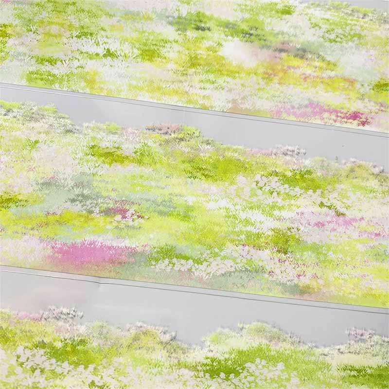 Verdant Meadow Series Landscape Journaling Washi Sticker Roll