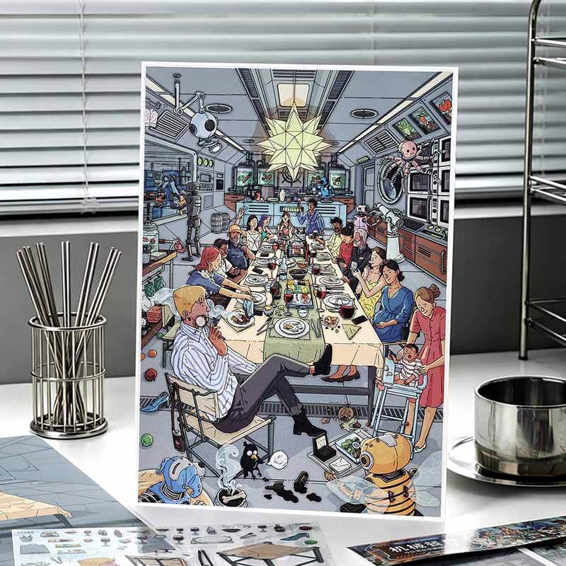 Steam Life DIY 3D Sticker 2 Cute Miniature Scenes(L)