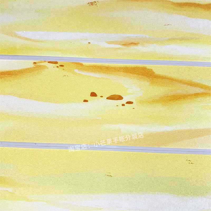Golden Beach PET Journal Collage Sticker