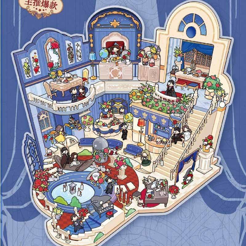 Nocturne Tales DIY 3D Scene Stickers 2 Cute Miniature Scenes