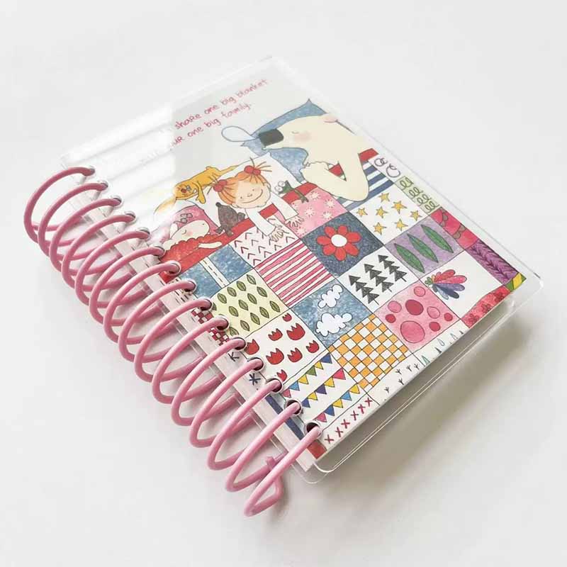 Double Sided Sticker Release Book Acrylic coil