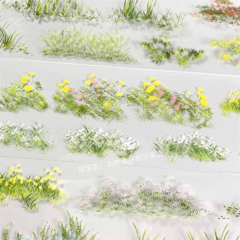 Blossom Meadow PET Journaling Scene Tape