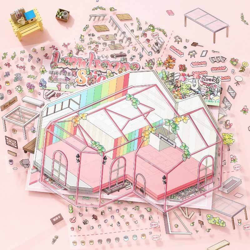 Nature Diaries DIY 3D Scene Stickers 2 Cute Miniature Scenes(L)