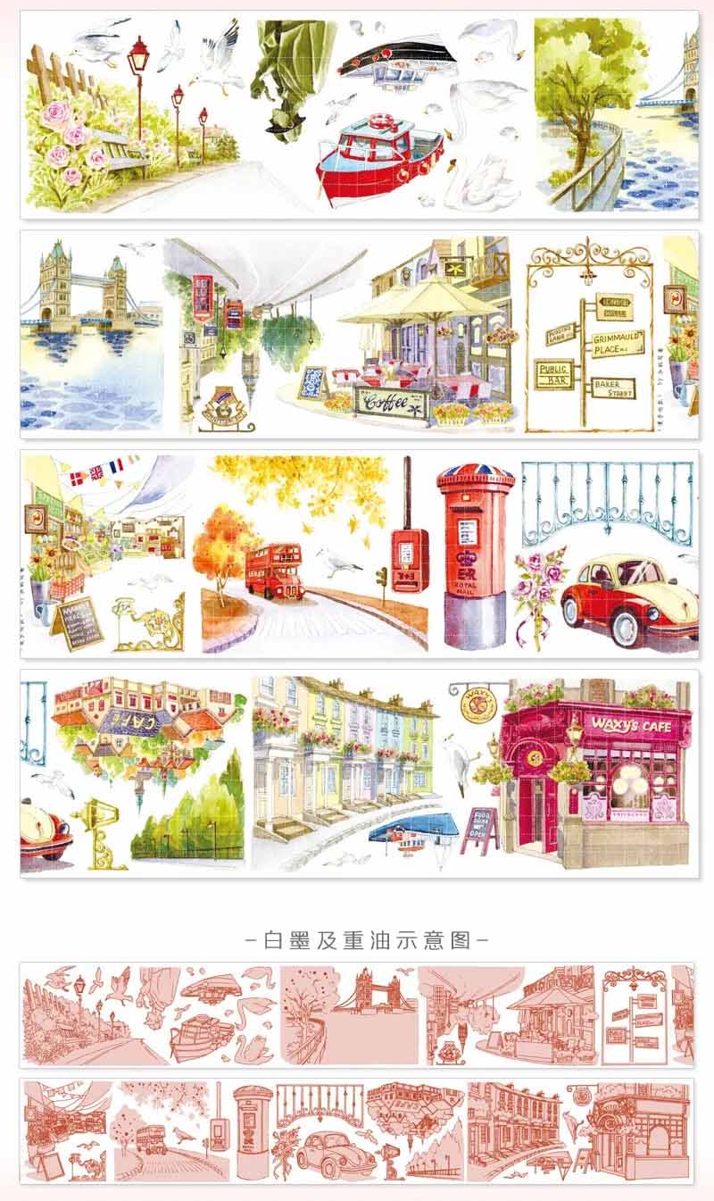 Stroll Series PET Journaling Scene Tape