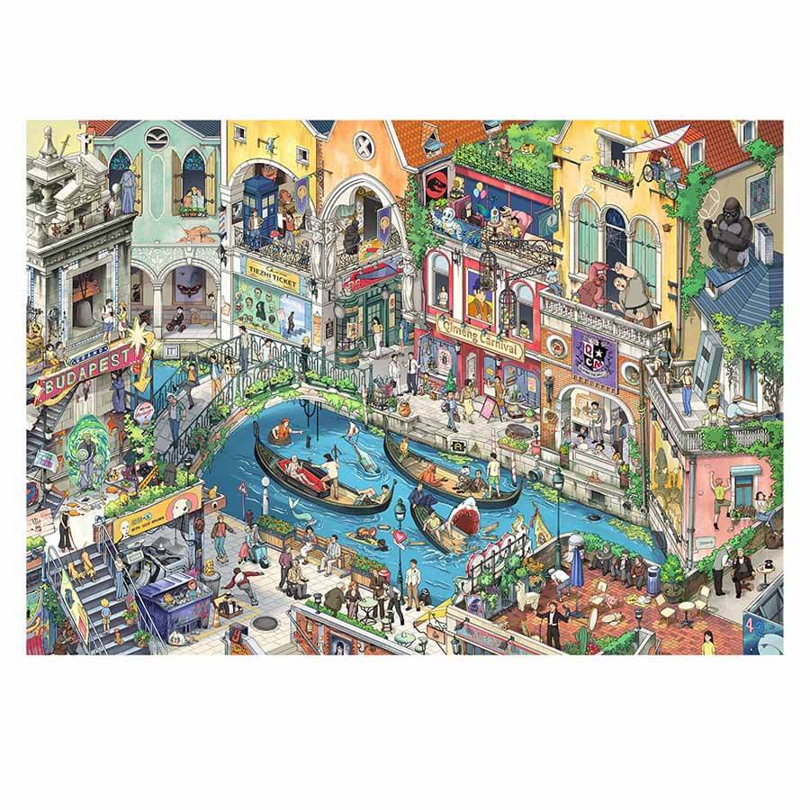 Chime Dream Carnival DIY 3D Scene Stickers Cute Scenes(XXL)