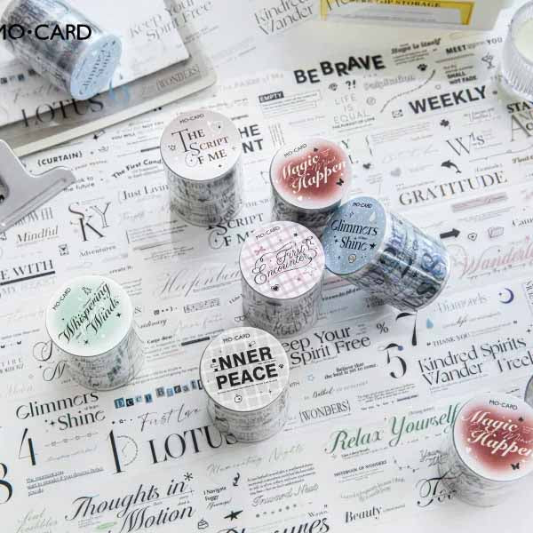 Romantic Handwritten Journal Decoration DIY Tape Stickers