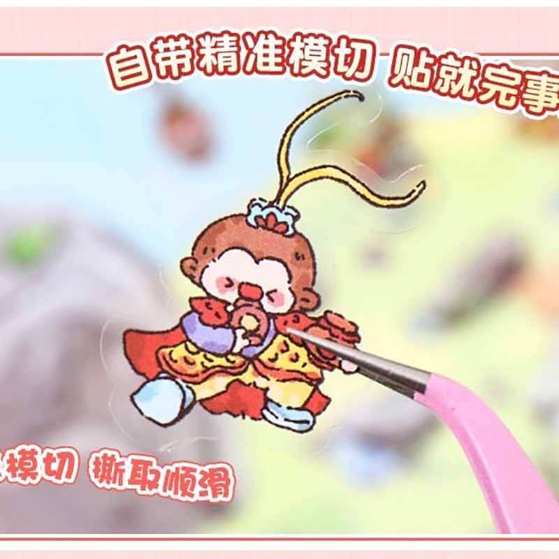 Timeless Scenery DIY 3D Scene Stickers 4 Cute Miniature Scenes(L)