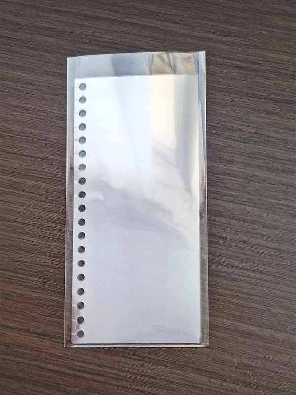 Acrylic Wave Open-Flip Self-Sticky Notebook - A6