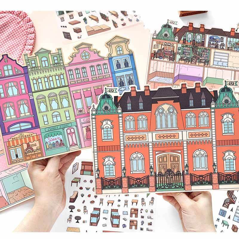 Creative Campus DIY 3D Sticker 2 Cute Miniature Scenes(L)