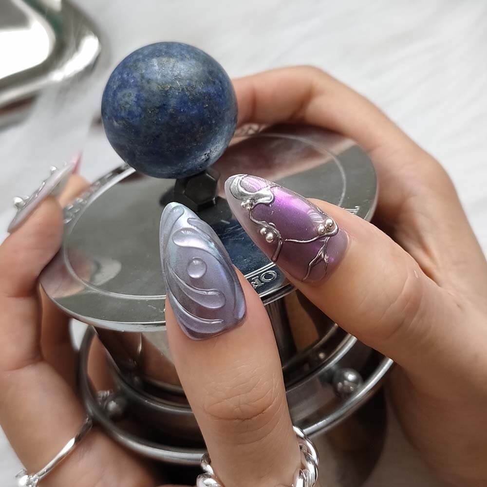 Art Garden Press On Nails Galaxy Glow 158