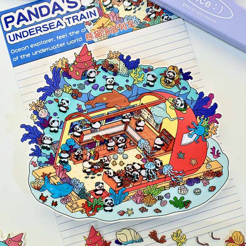 Adorable Moments DIY 3D Scene Stickers 4 Cute Miniature Scenes(S)