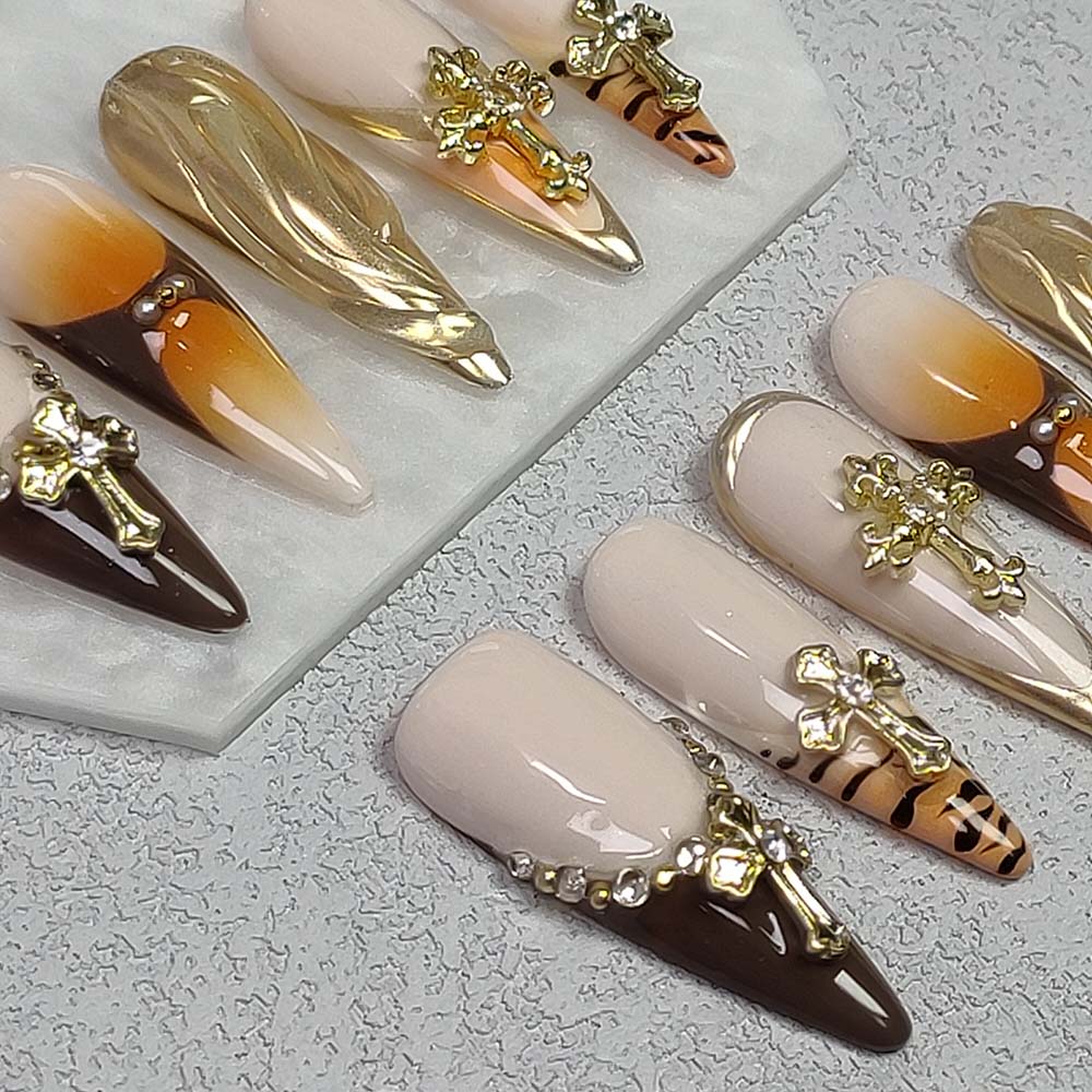 Ongles à coller Art Garden Afterglow of Autumn 166