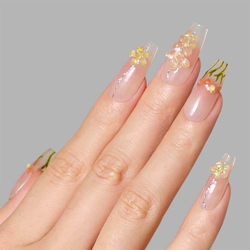 Art Garden Press On Nails Luminous Bloom Beauty Art Garden