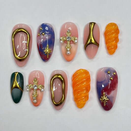 Art Garden Press On Nails Mix & Match Freestyle Beauty Art Garden