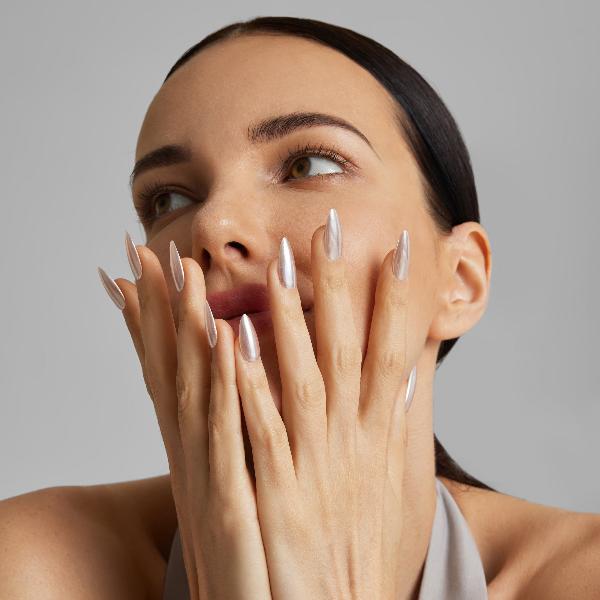 Art Garden Press On Nails Nude Glit Beauty Art Garden