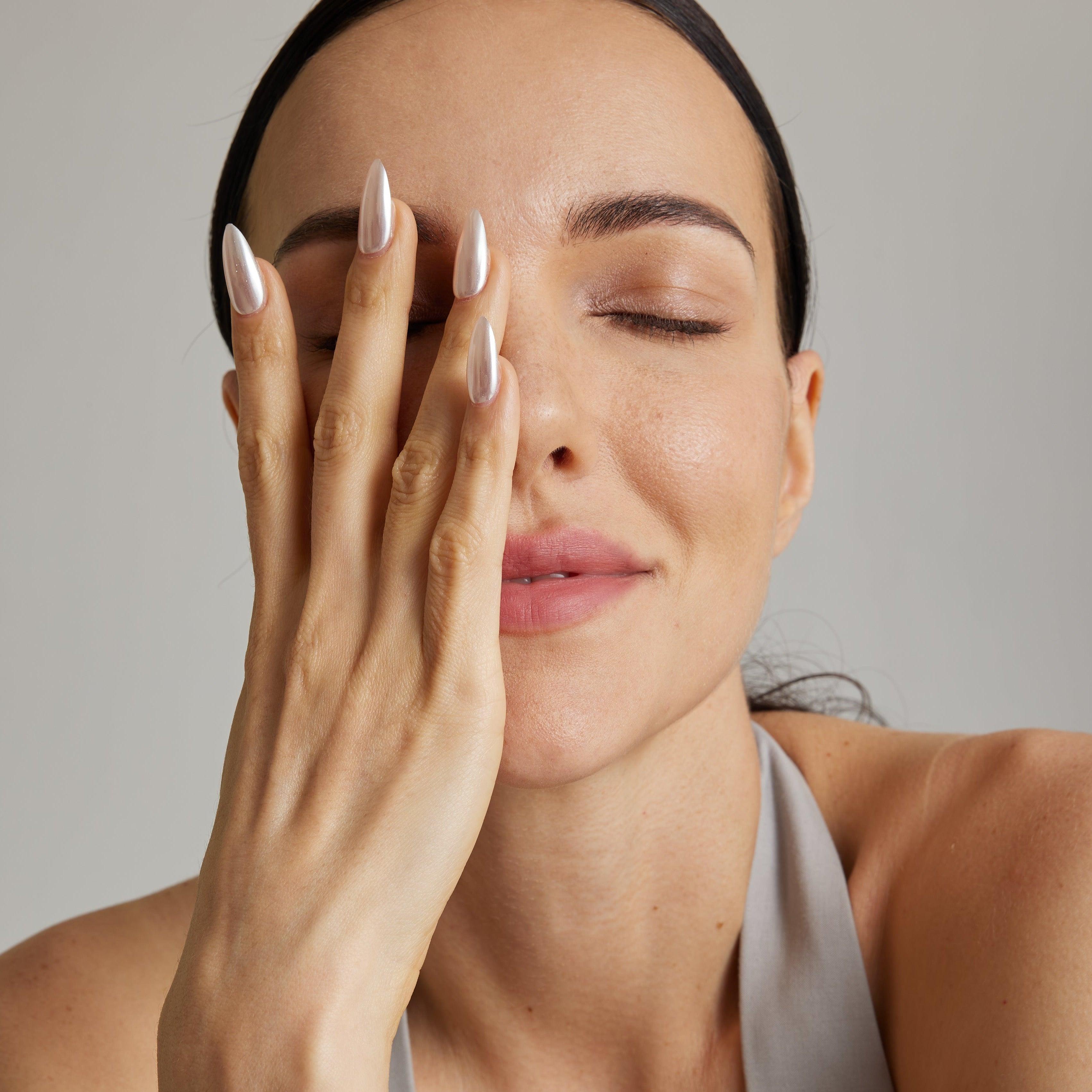 Art Garden Press On Nails Nude Glit Beauty Art Garden