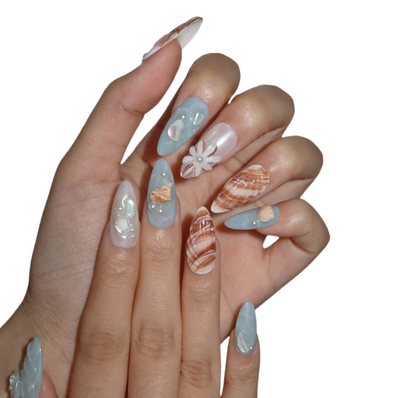 Art Garden Press On Nails Ocean Wander Beauty Art Garden