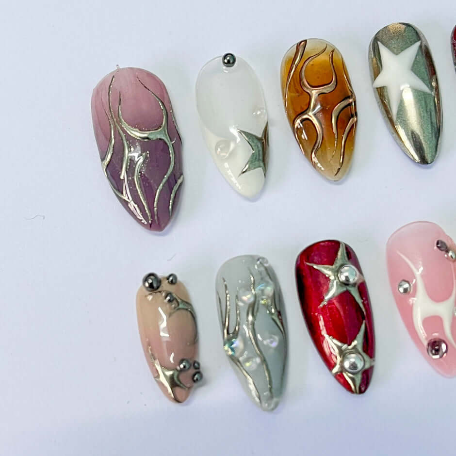 Art Garden Press On Nails Radiant Mingle Beauty Art Garden