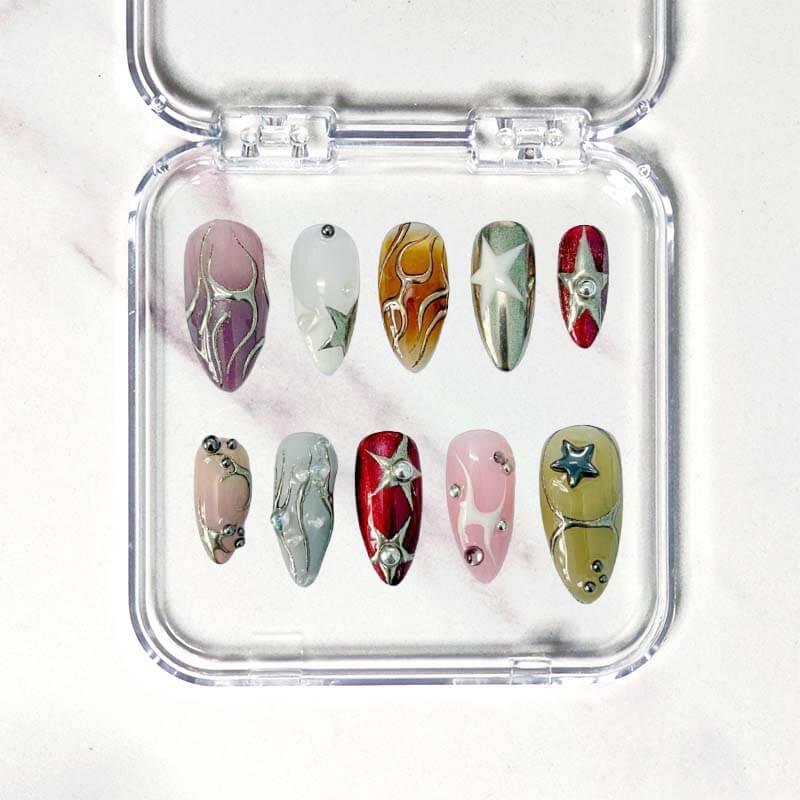 Art Garden Press On Nails Radiant Mingle Beauty Art Garden