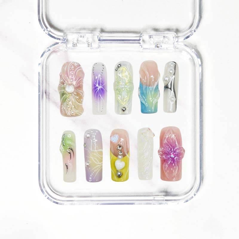 Art Garden Press On Nails Spring Break Beauty Art Garden