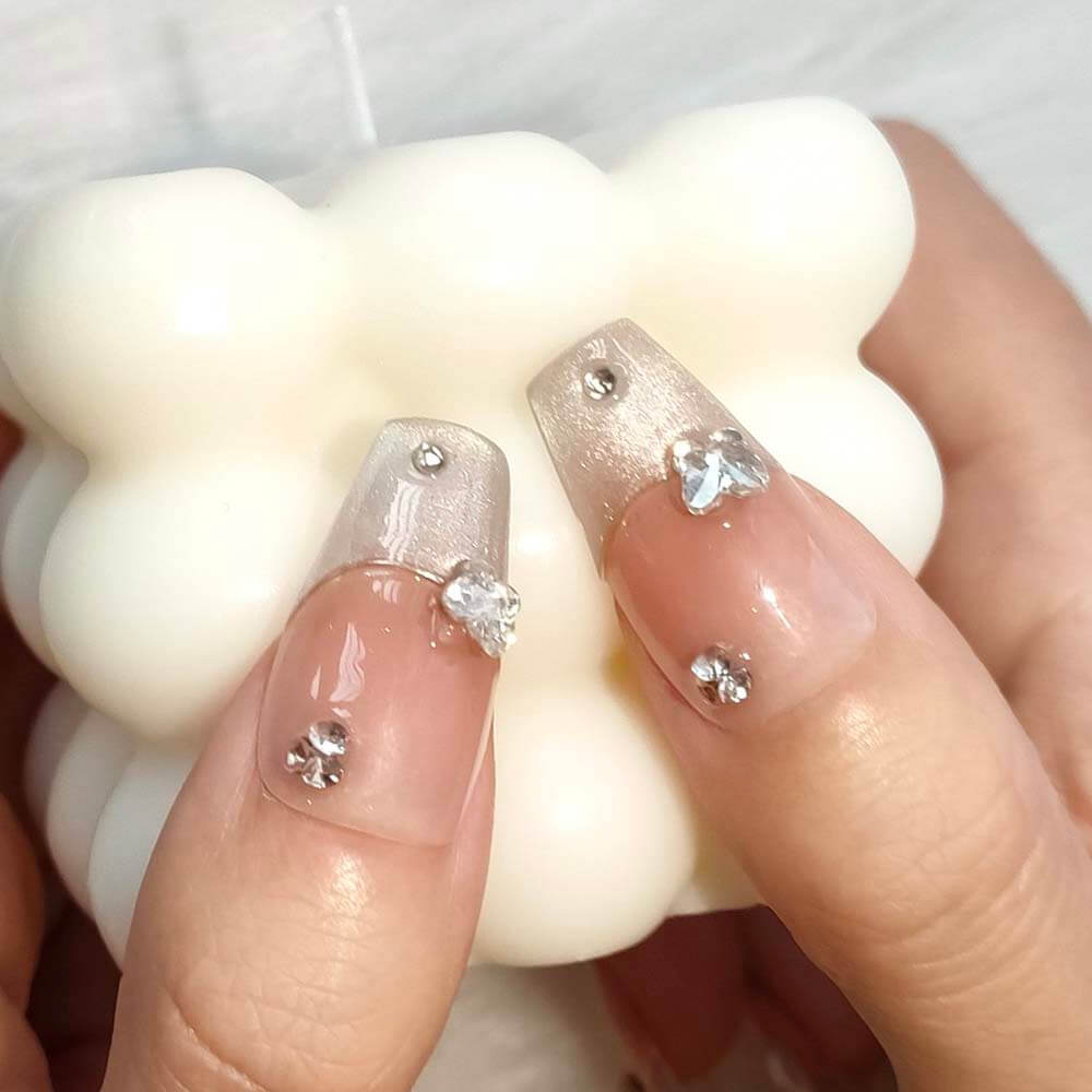 Art Garden Press On Nails Aurora Cat Eye 27