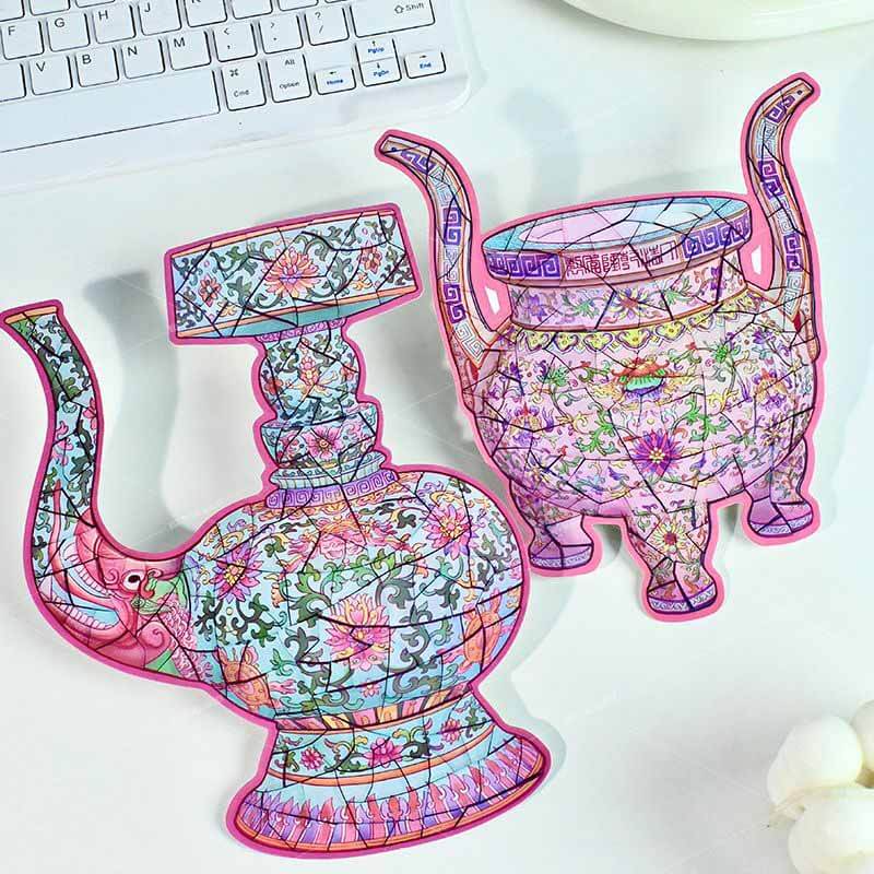 Auspicious Treasures DIY 3D Scene Stickers 2 Cute Miniature Scenes(L)