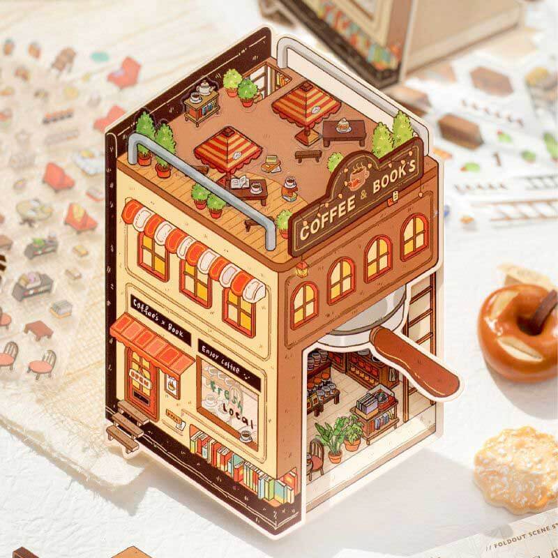 Baked Bliss DIY 3D Scene Stickers 2 Cute Miniature Scenes(S)