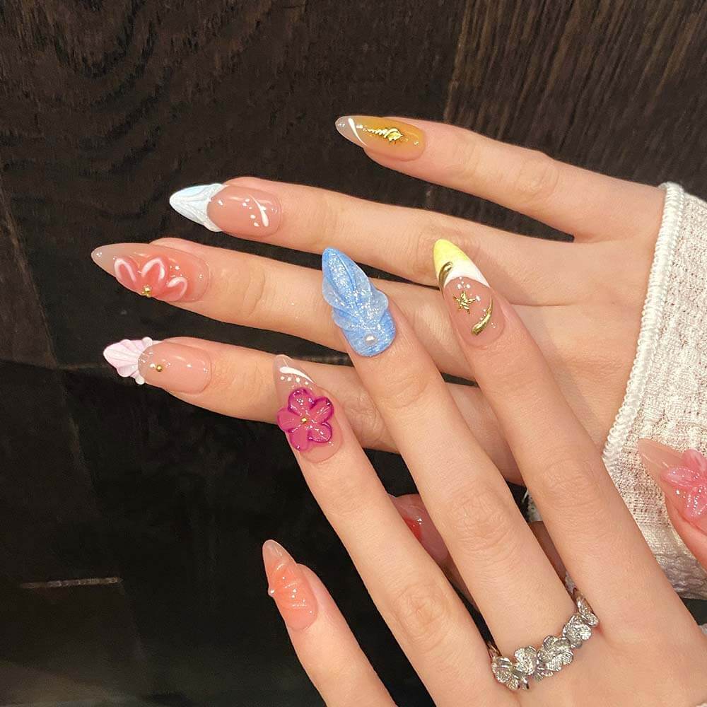 Beauty Art Garden Press On Nails Bloom Odyssey 149