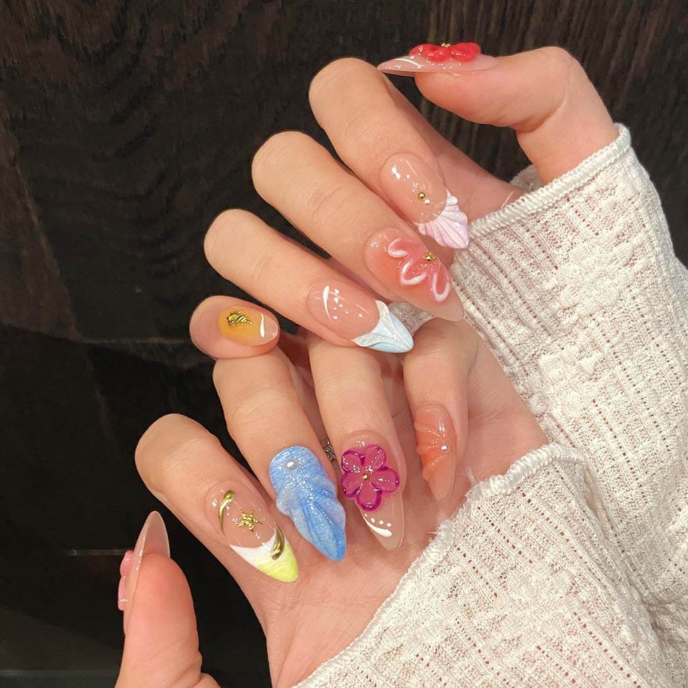 Beauty Art Garden Press On Nails Bloom Odyssey 149