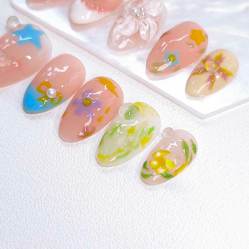 Beauty Art Garden Press On Nails Buttercup Bliss 33
