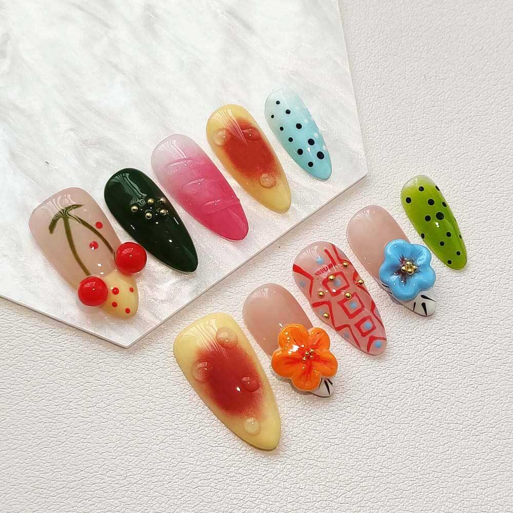 Art Garden Press On Nails Cheeky Blossoms 82