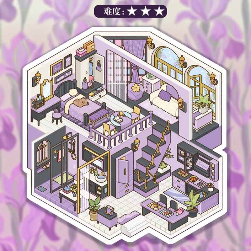 Chic Stories DIY 3D Scene Stickers 3 Cute Miniature Scenes(M)