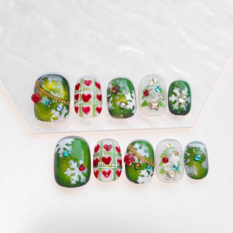 Beauty Art Garden Press On Nail Christmas Stardream 220